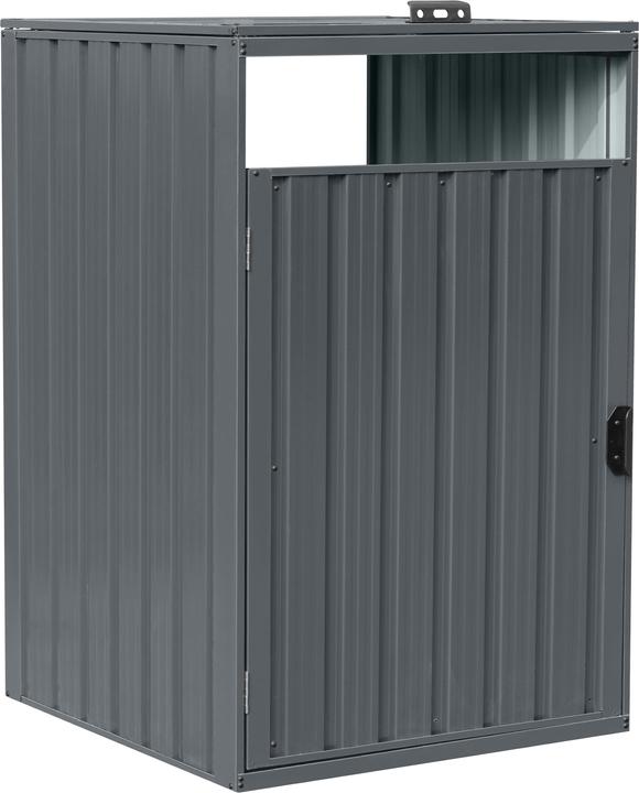 Produktbild Axi Owen Mülltonnenbox aus Metall in Anthrazit 1x 240 L