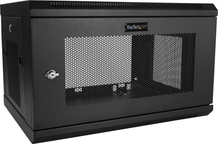 StarTech 6HE wandmontage Server Rack - bis zu 43cm tief - Gehäuse mit Scharnier - Netzwerkschrank - Server... (6 HE, 19 Zoll Rack)