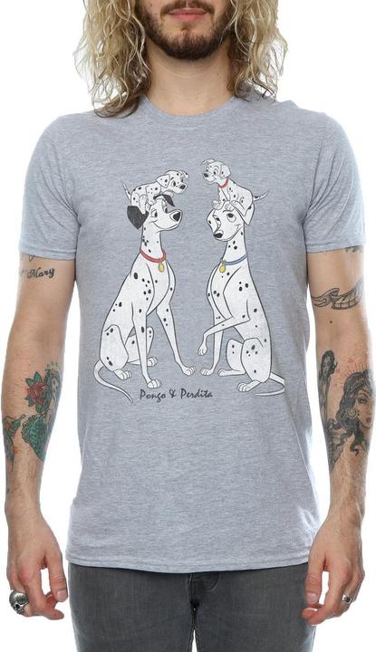 Image du produit 101 Dalmatians - T-shirt PONGO AND PERDITA - Homme (3XL)