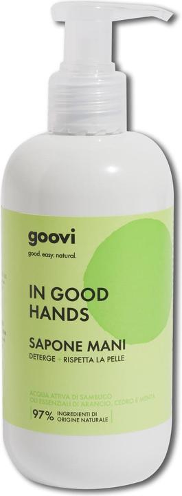 Goovi IN GOOD HANDS Handseife Orange Zeder und Minze (Flüssigseife, 250 ml)
