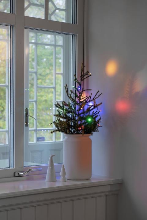 Produktbild Konstsmide 1470-100 LED Lichterkette, mit an/aus Schalter, 6h Timer (7.85 m)