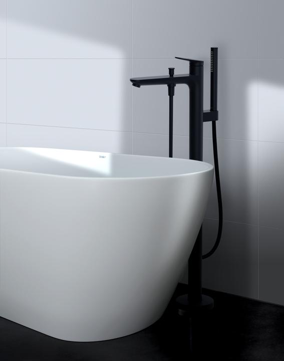 Actual product image Duravit Wave single lever bath mixer floor standing