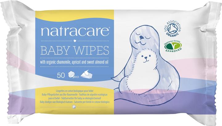 Natracare Baby wipes (50 Piece)