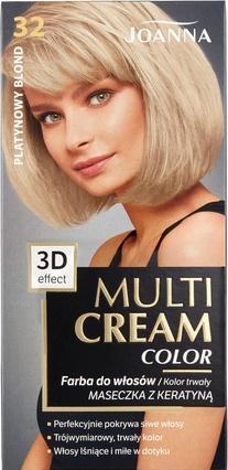 Joanna Multi Cream Color Hair Dye 32 Platinumonde (32 Platynowy Blond)