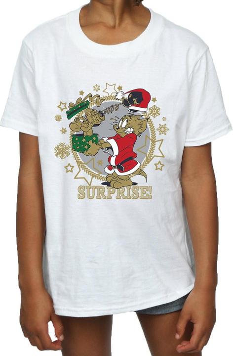 Image du produit Tom & Jerry - T-shirt CHRISTMAS SURPRISE - Fille (152, 158)