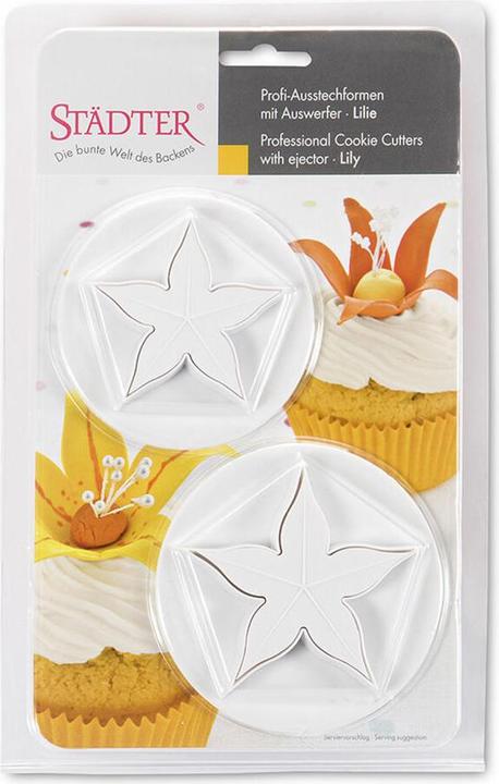 Image du produit Städter Set de 2 emporte-pièces Lilie