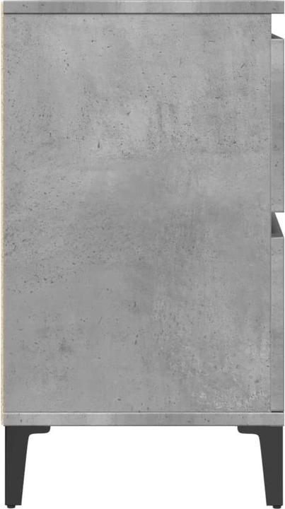 Actual product image VidaXL Waschbeckenunterschrank Unterschrank Badschrank Betongrau Holzwerkstoff (80 x 33 x 60 cm)