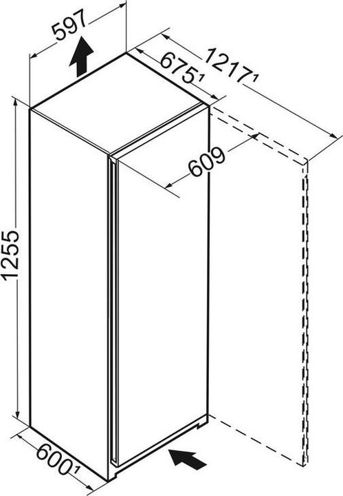Actual product image Liebherr FNF 4204 Upright freezer with reversible door (Stand-alone, 160 l)