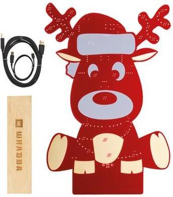 Produktbild Whadda WPXL102 LED Bausatz Rudolf XL vormontiertes Programmierkit - rote Version