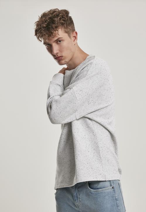 Actual product image Urban Classics Cut On Sleeve Naps Interlock Crew (S)