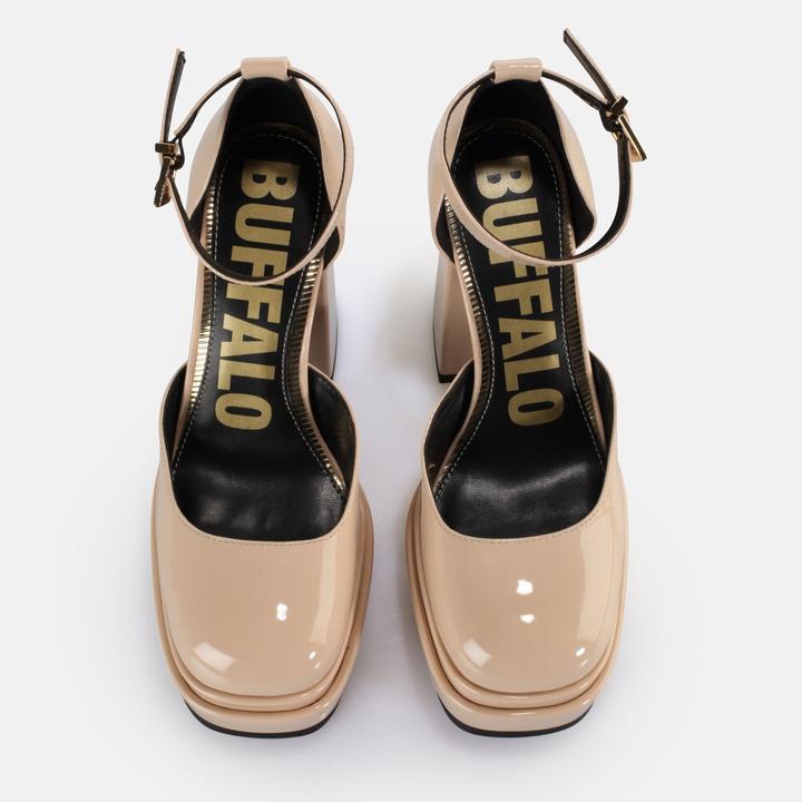 Actual product image Buffalo heels may w dorsay - vegan patent (40)