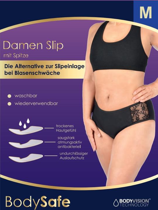 Image du produit BodySafe Slip Slip avec dentelle (XL)