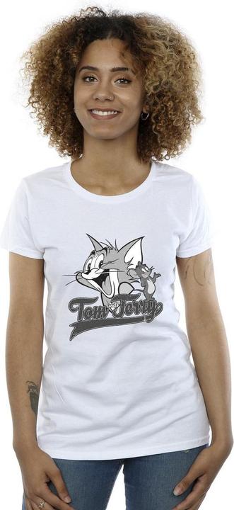 Immagine prodotto Tom & Jerry Greyscale Square Maglietta Donna (XXL)