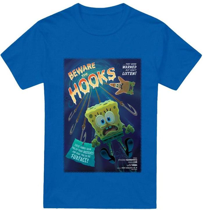 Image du produit Spongebob Squarepants - T-shirt BEWARE THE HOOKS - Homme (4XL)