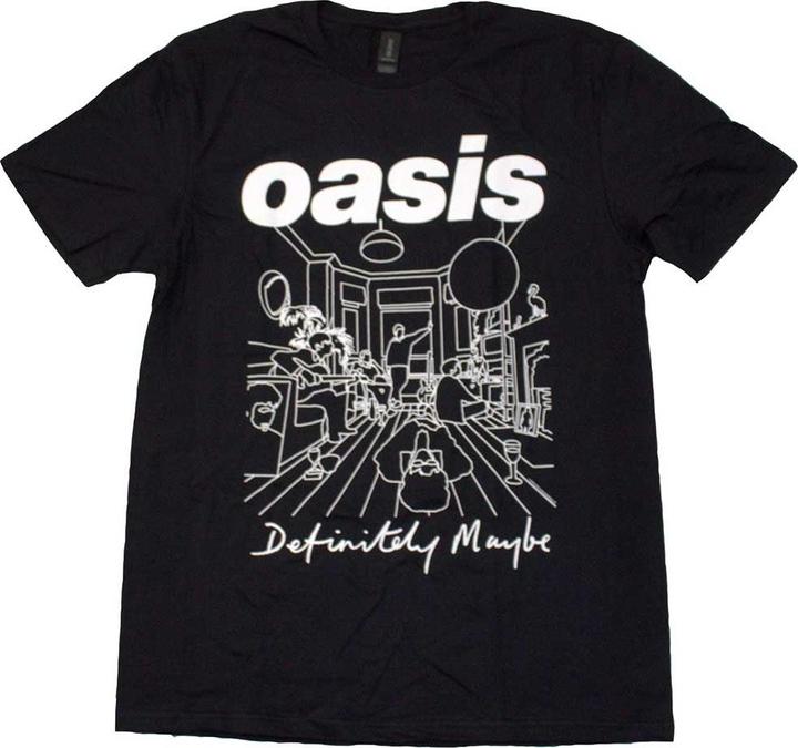 Oasis Definitely Maybe Line Drawing