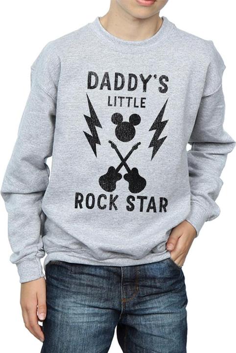 Immagine prodotto Disney Mickey Mouse Daddy's Rock Star Felpa Ragazzi (140, 146)