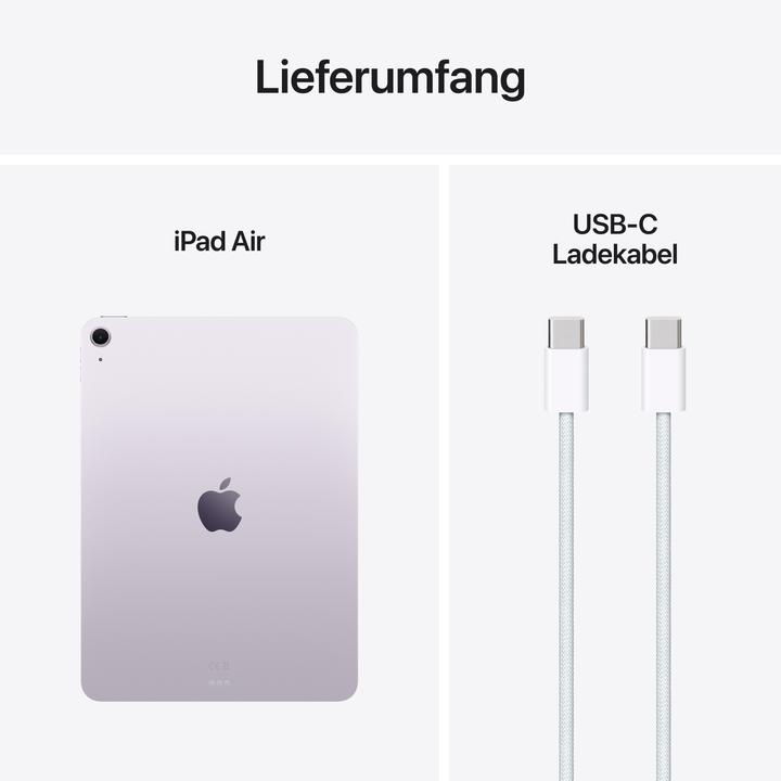 Image du produit Apple iPad Air 11 2025 (M3) (WLAN uniquement, 11", 256 Go, Purple)
