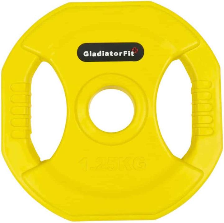 Produktbild Gladiatorfit Gewichtsscheibe mit Griffen (1 x 1.25 kg)