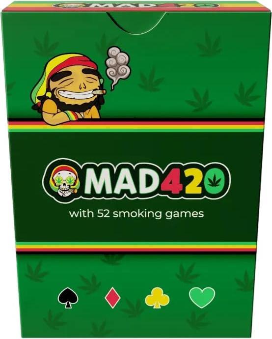 Actual product image Mad Party Mad420 Playing Cards - Weed Game