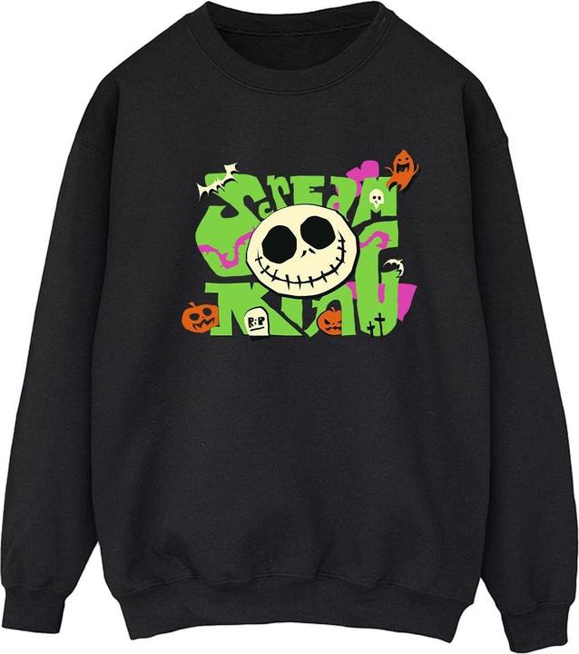 Actual product image The Nightmare Before Christmas Womens/Ladies Scream Sweatshirt (4XL)
