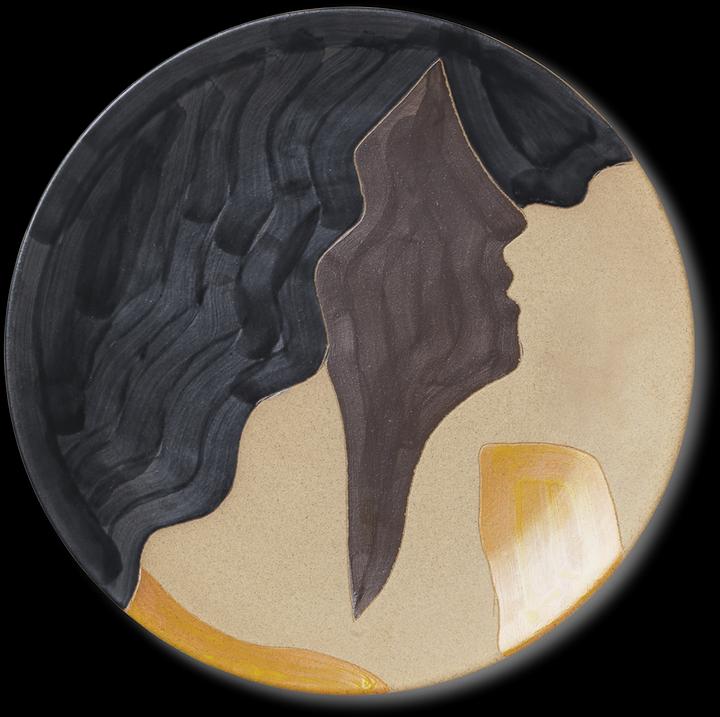 Ferm Living Ceramic Platter (37,5 x 37,5 cm)