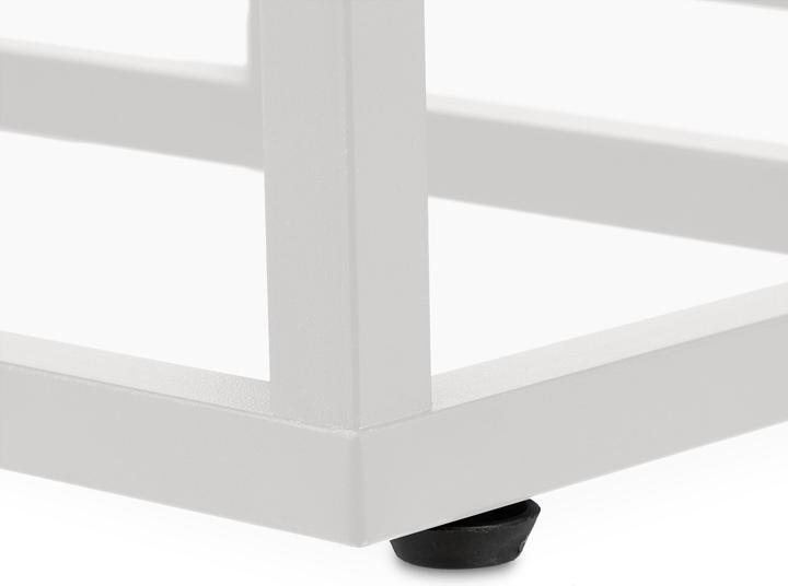 Actual product image Relaxdays Plant stand with 4 shelves 80 x 40 cm, Nature/White
