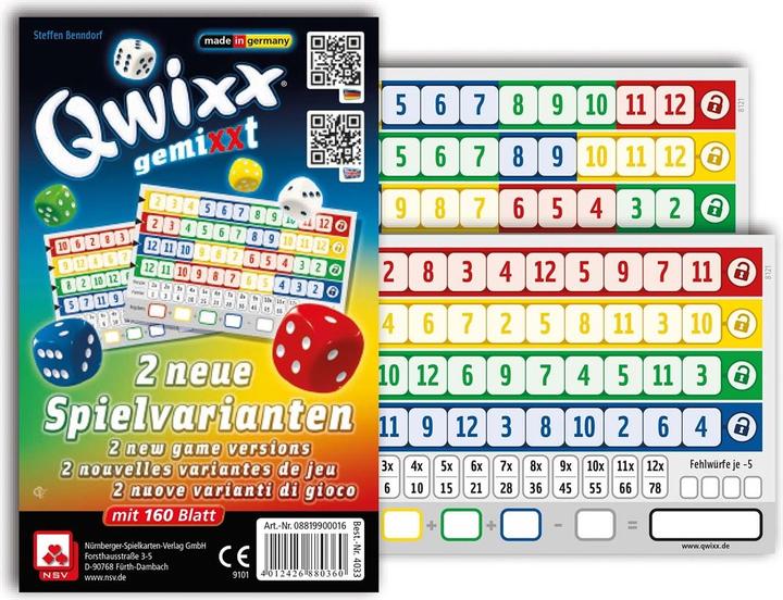 Image du produit NSV Qwixx gemiXXt blocs supplémentaires (Allemand)