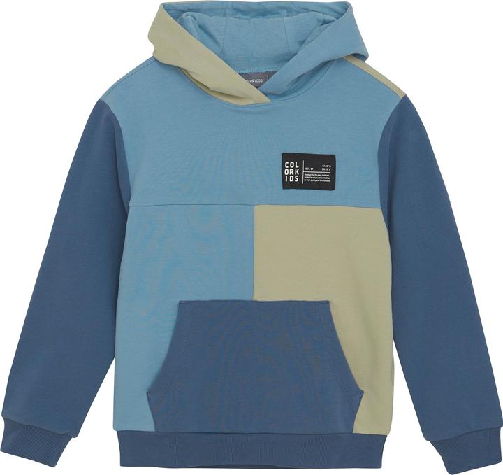 Color Kids Kapuzen Pullover Vintage Indigo
