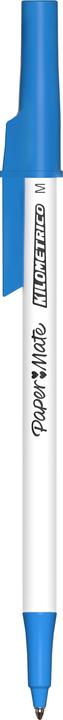 Produktbild Paper Mate Kugelschreiber Kilometrico Reycled M Blau 50er Faltschachtel (Blau, 50 x)