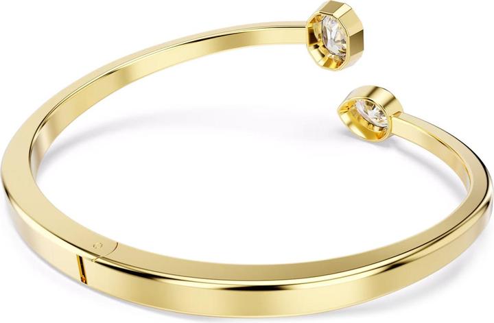 Immagine prodotto Swarovski Imber Armreif Verschiedene Schliffe Weiss Gold (18 cm, Metallo Swarovski)