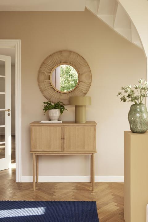Actual product image Hübsch Dash Console Table Natural (90 x 35 x 90 cm)