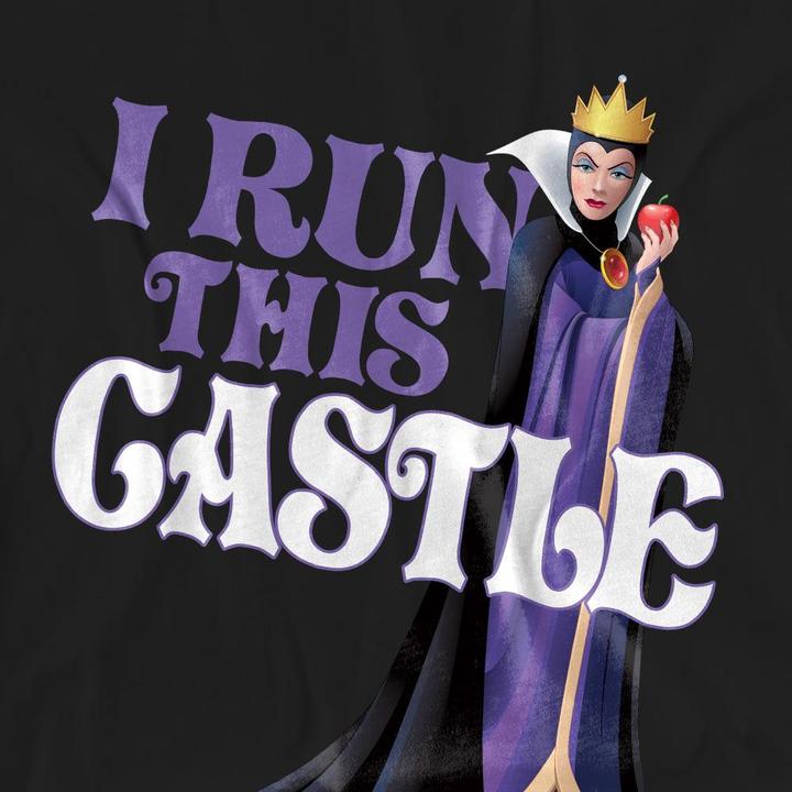 Image du produit Disney Villains - T-shirt RUN THIS CASTLE - Adulte (XL)