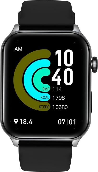 Actual product image Riversong smartwatch Motive 9E space gray SW905 AMOLED
