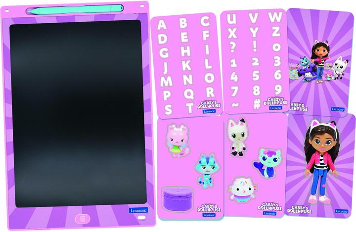 Actual product image Lexibook Colouring board with stencils Gabby 28 cm