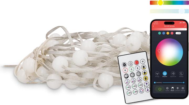 Immagine prodotto KSIX Striscia Di Bolle LED Colorate 10 M (Multicolore, 1000 cm, Interno)