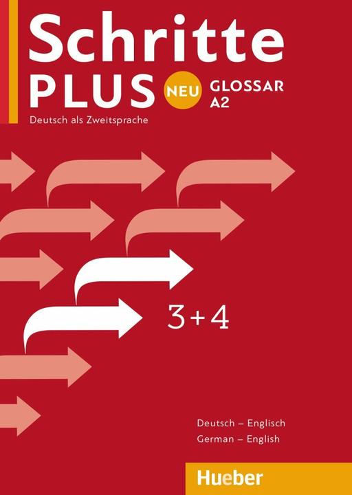 Image du produit Schritte plus Neu 3+4. Glossar Deutsch-Englisch - Glossary German-English (Allemand, Hueber Verlag GmbH & Co. KG, 2023)