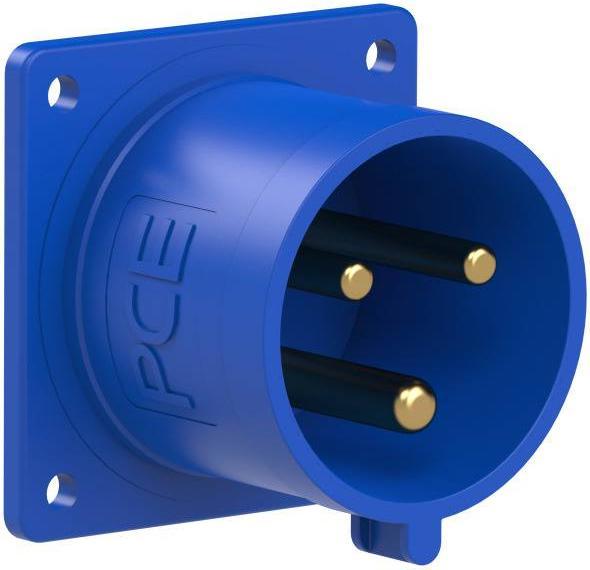 Produktbild PCE 623-6 Anbaugerätestecker gerade 32A 3p 6h IP44