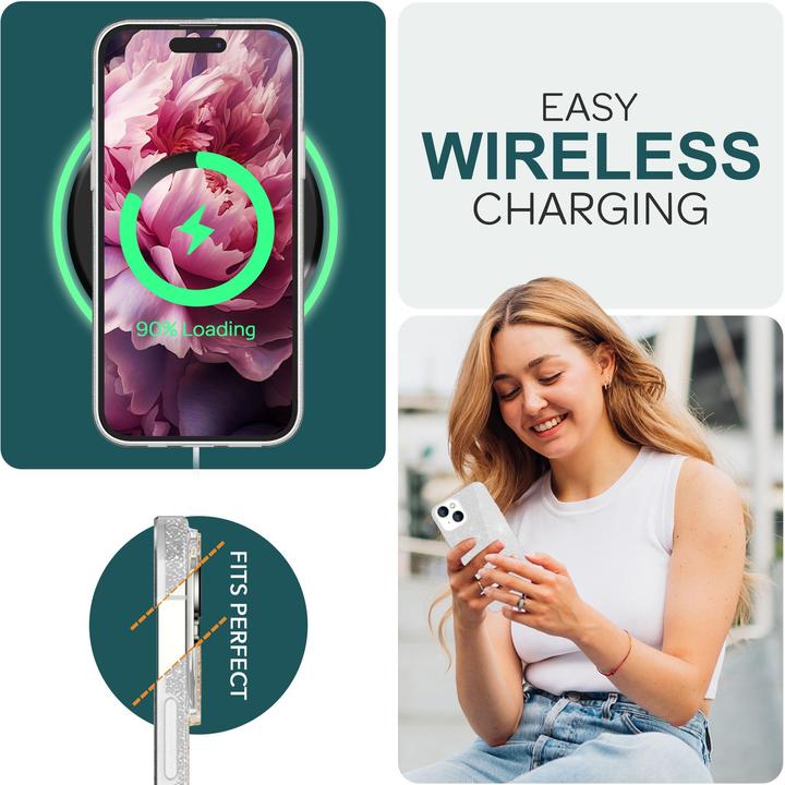 Produktbild Nalia Glitzer Hülle (Apple iPhone 15)
