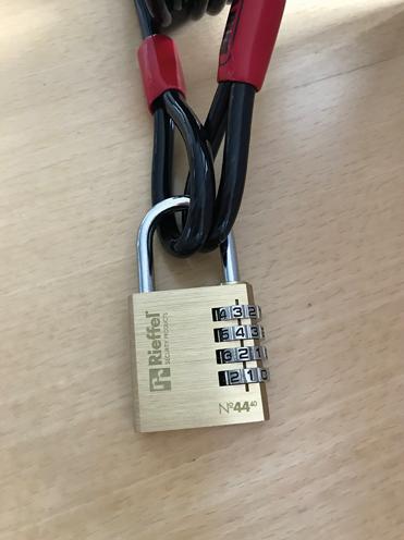 Produktbild Rieffel Messing Zahlenschloss 44/20 SB