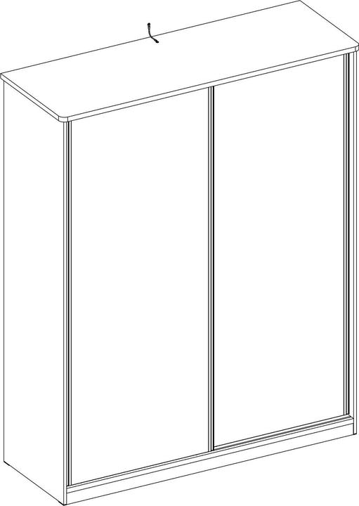 Immagine prodotto Cilek Armadio bianco con porte scorrevoli (164 cm)