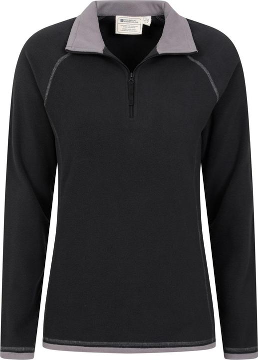 Actual product image Mountain Warehouse Womens/Ladies Montana Half Zip Fleece Top (36 D)