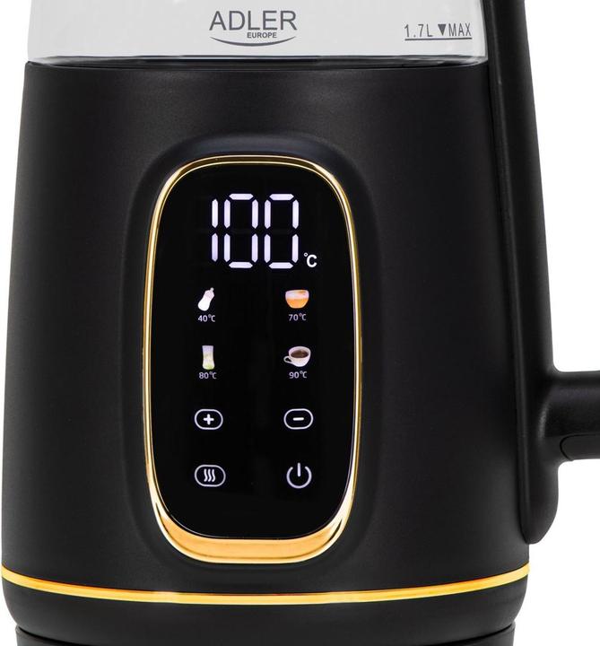 Image du produit Adler Czajnik elektryczny AD 1305 czarno-złoty