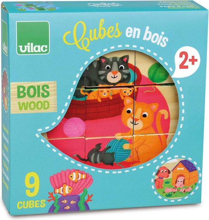 Image du produit Vilac Puzzle cubique "Animaux (9 pièces)