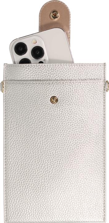 Produktbild PhoneLook Elegante universelle Smartphone Umhängetasche aus veganem Leder inkl. Umhängegurt aus Leder (vegan)