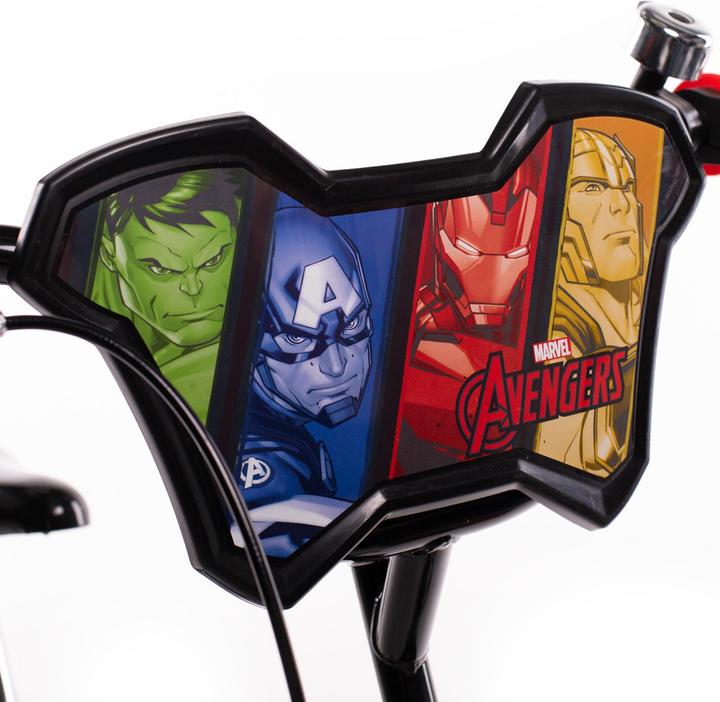 Actual product image ‎Huffy Huffy Avengers 14 Inch Bike, Grey/Black (14")