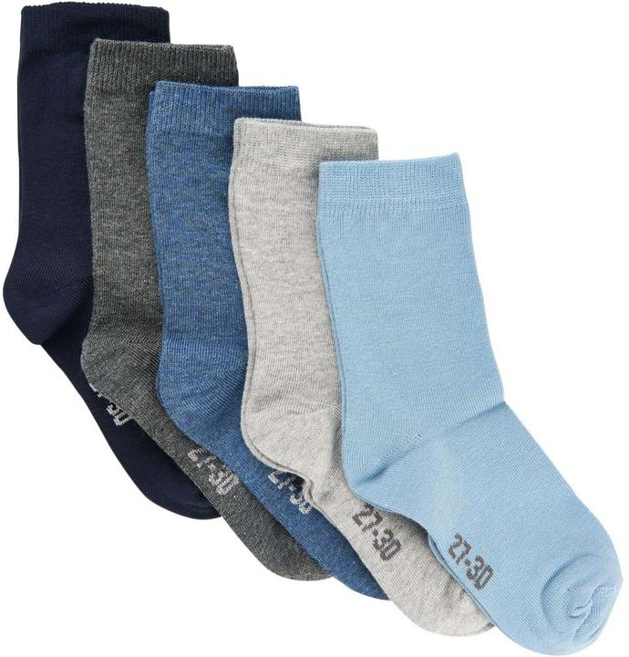 Actual product image Minymo Socks Uni Set of 5 Dark Navy Gr. 31-34 (5-pack, 31 - 34)