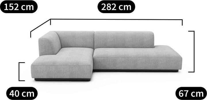 Produktbild AM.PM Jacopo Toile Jaspe (Ecksofa)