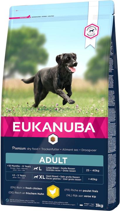 Image du produit Eukanuba Active Adult Large Breed poulet (Adulte, 1 pcs, 3000 g)