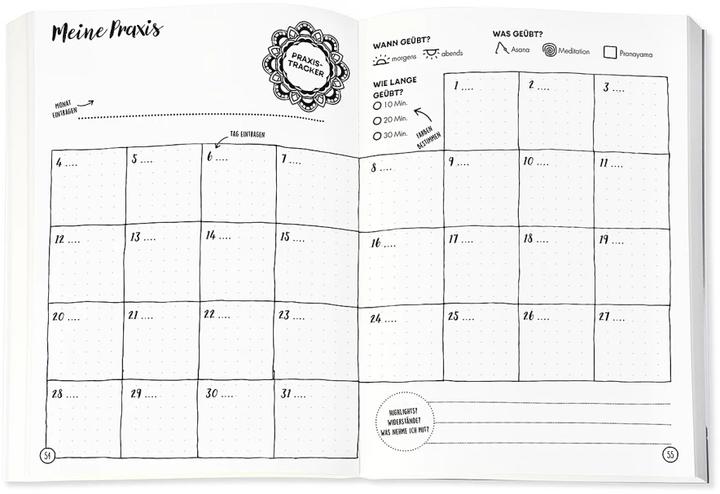 Actual product image Yoga Bullet Journal (German, Inge Schöps, 2019)