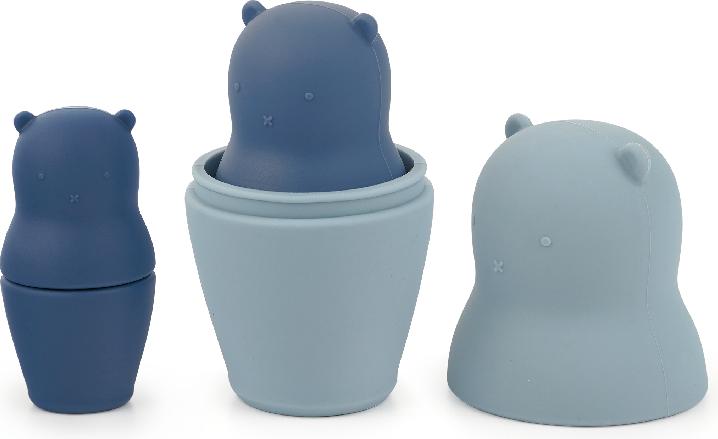 Actual product image Haakaa Silicone Nesting Dolls - Bear